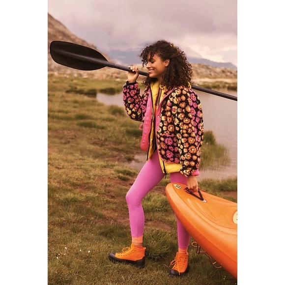 Free People Hit The Slopes Printed Fleece Jacket - Picture 2 of 10